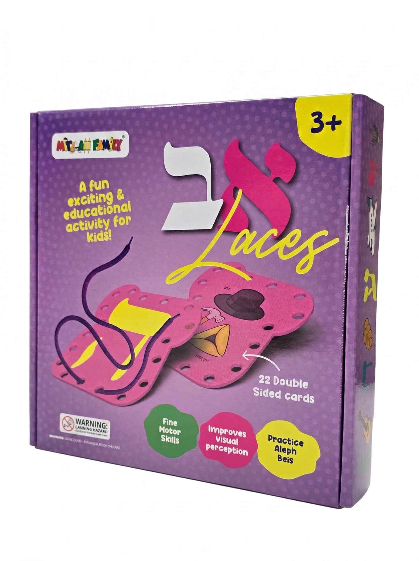 Alef Beis Lace Cards