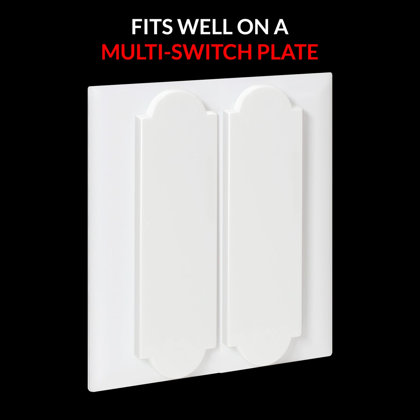 Magnetic Switch & Outlet Cover for Flat Modern Switches (4 pack)