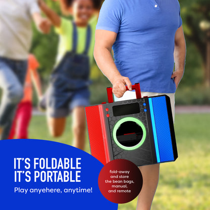 Electronic Cornhole Board Set with Remote, Cancellation Scoring System