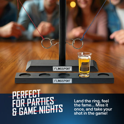 Toss Game Hook and Ring Table Top