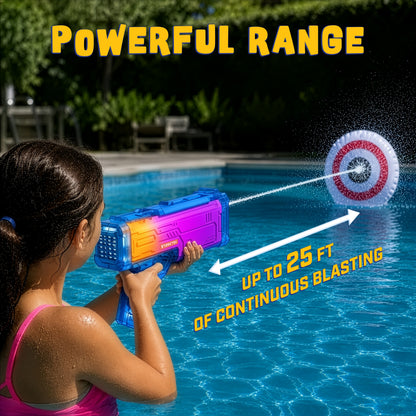 STARKTOY LED Light-Up Electric Water Blaster, Blue