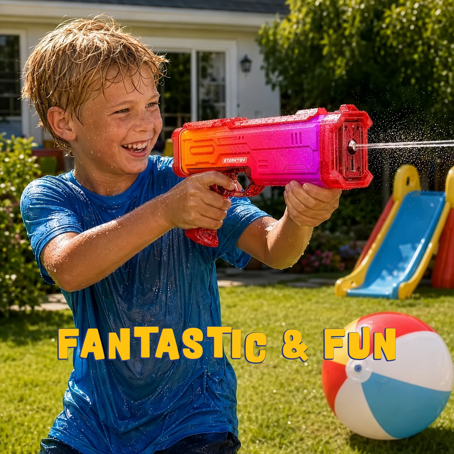 STARKTOY LED Light-Up Electric Water Blasters, 2-Pack