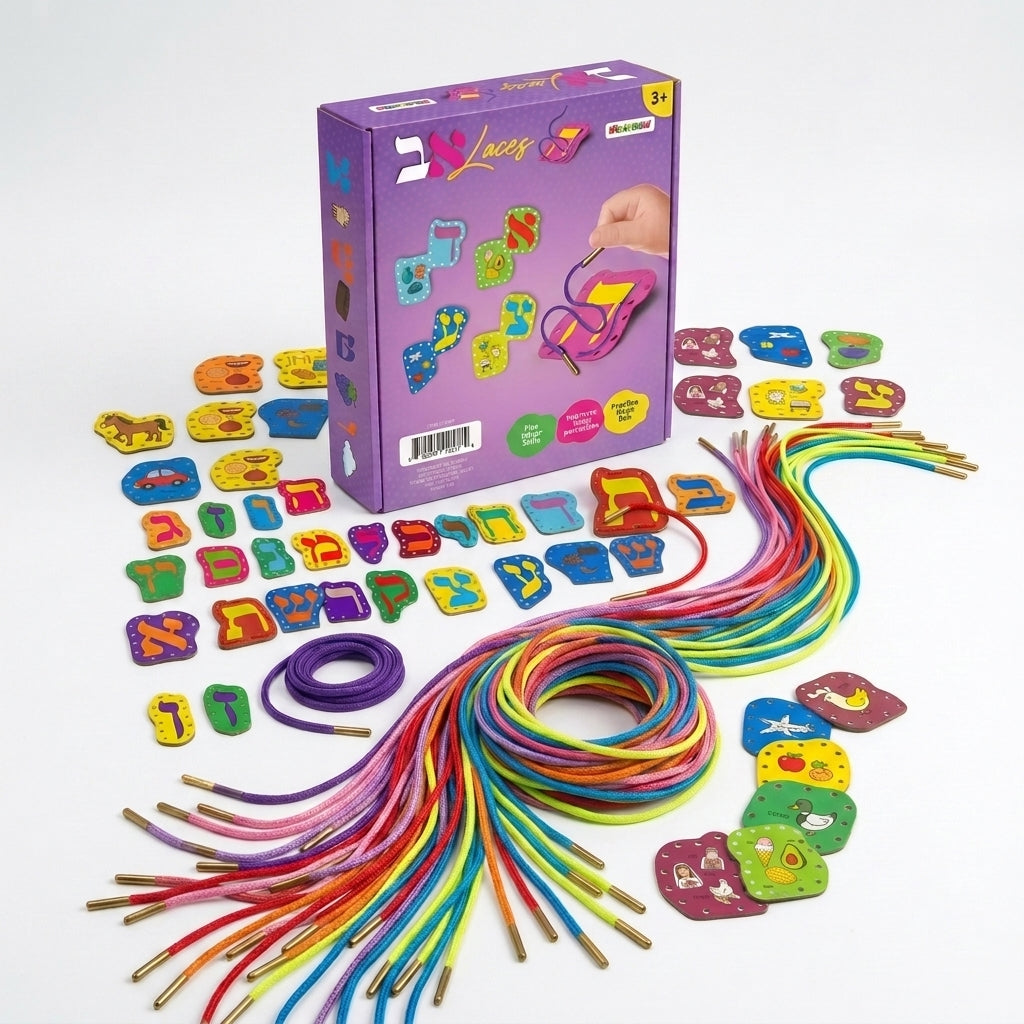 Alef Beis Lace Cards