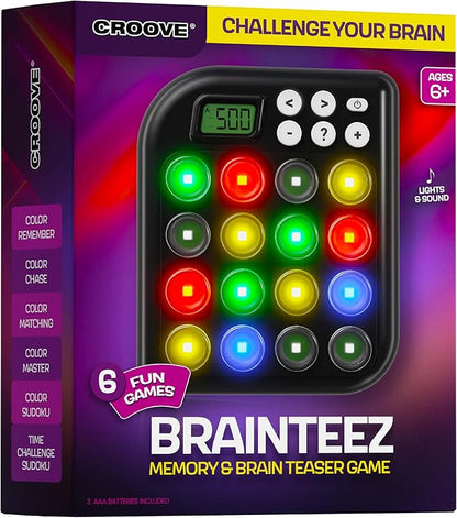 6 in 1 Brain Teasers & Memory Game