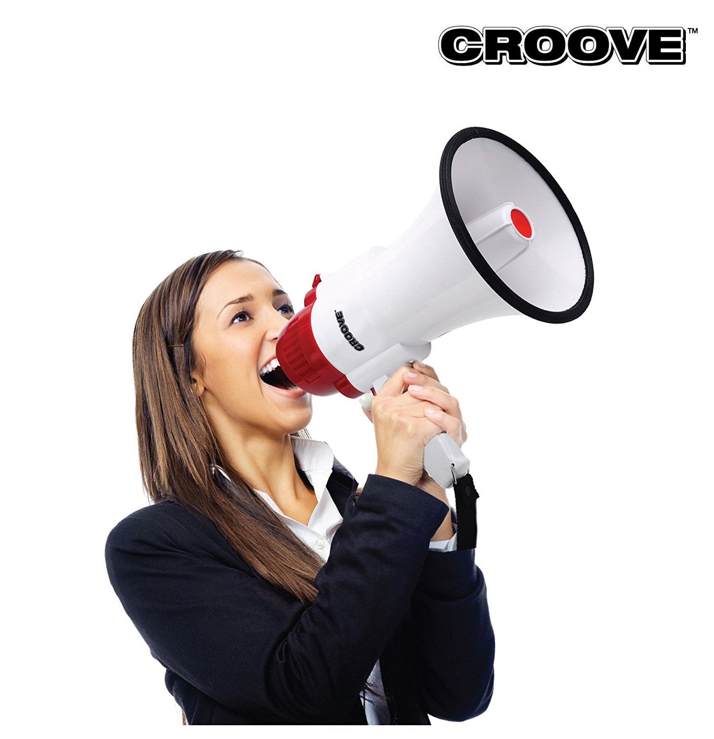 Megaphone Bullhorn With Siren, 30 Watt Powerful and Lightweight