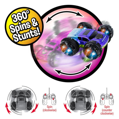 KidiRace RC 360 Stunt Car - Blue