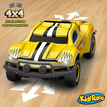 Remote Control Car -2 Mini RC Racing Coupe Cars - With Rechargeable Batteries and Wall Chargers