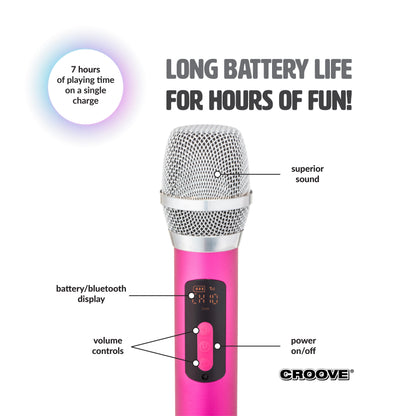 Sling & Sing Portable Karaoke Machine, Wireless Karaoke, Bluetooth Speaker with Microphone  - for Girls & Boys Ages 8-12 Year Old