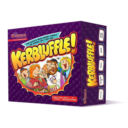 Kerbluffle! Jewish Trivia Bluffing Party Game by The Kichels