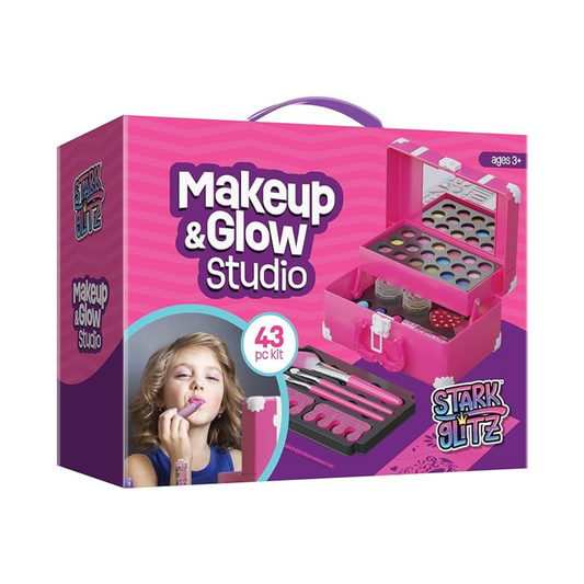 Kids Makeup Kit for Girls - 43 Pcs Real Make Up Set, Toys Gift Ideas for Little Girl Ages 6-8 Years - Pretend Play Beauty Sets, Kits for Toddler & Kid - Birthday Gifts Ages 3 4 5-7 8-1+ Year Old Girl