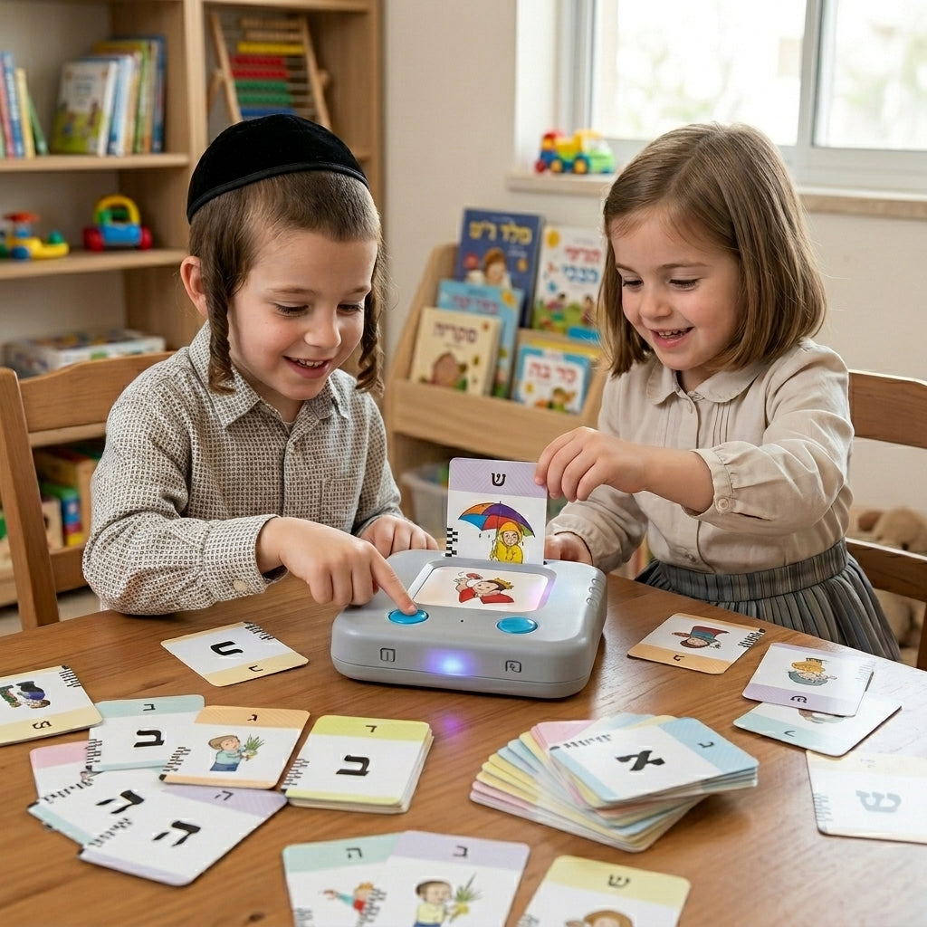 Electronic Alef Beis Flash Cards