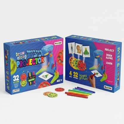 Draw Along Mitzvah Projector, Light-Up Tracing Projector