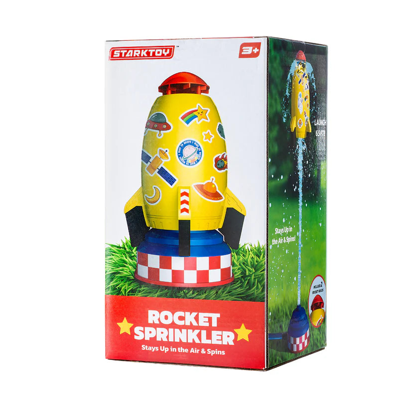 Water Rocket Launcher for Kids Sprinkler Rocket Splash Fun Gifts for Kid Water Outdoor Toys for Toddlers Summer Backyard Activities Birthday