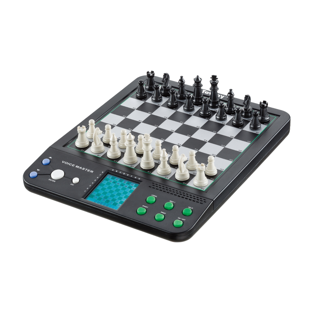 Electronic Magnetic Chess and Checkers Set 10", 8-in-1 Board Games, Digital Chess Board Game Sets for Adults & Kids