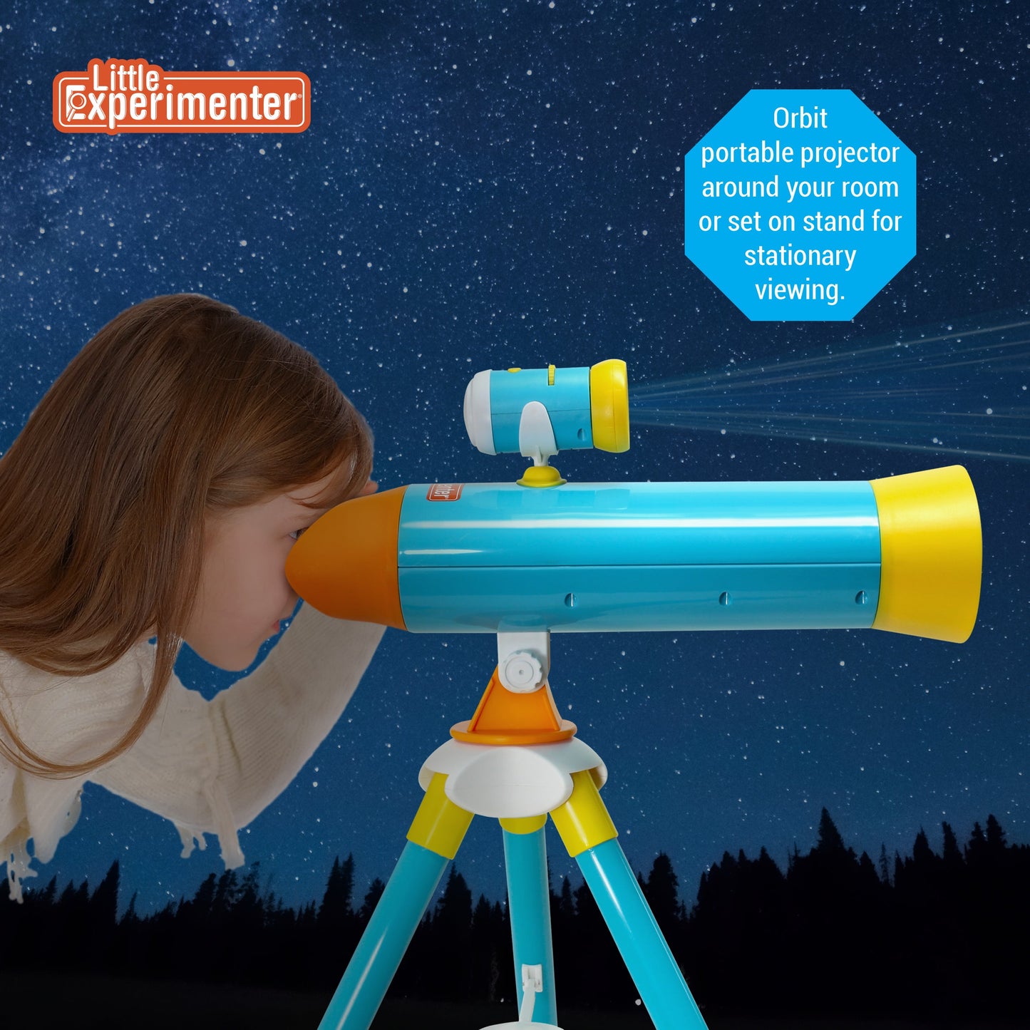 Telescope for Kids, Children's Telescopes & Projector, 24 Space Images & Educational Insights Book Included, Great STEM Activity Science Toys, Learning Gifts for Boys & Girls Ages 3 4 5 6-12 Year Old