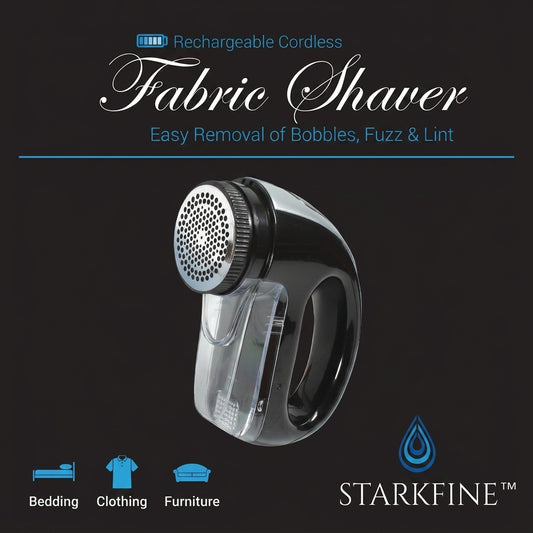 Fabric Shaver with Rechargeable Battery | Bonus Replacement Blade Included | Lint Shaver for All Materials Clothing, Bedding, & Fabric Furniture | Long Battery Life!