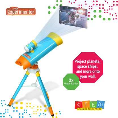 Telescope for Kids, Children's Telescopes & Projector, 24 Space Images & Educational Insights Book Included, Great STEM Activity Science Toys, Learning Gifts for Boys & Girls Ages 3 4 5 6-12 Year Old