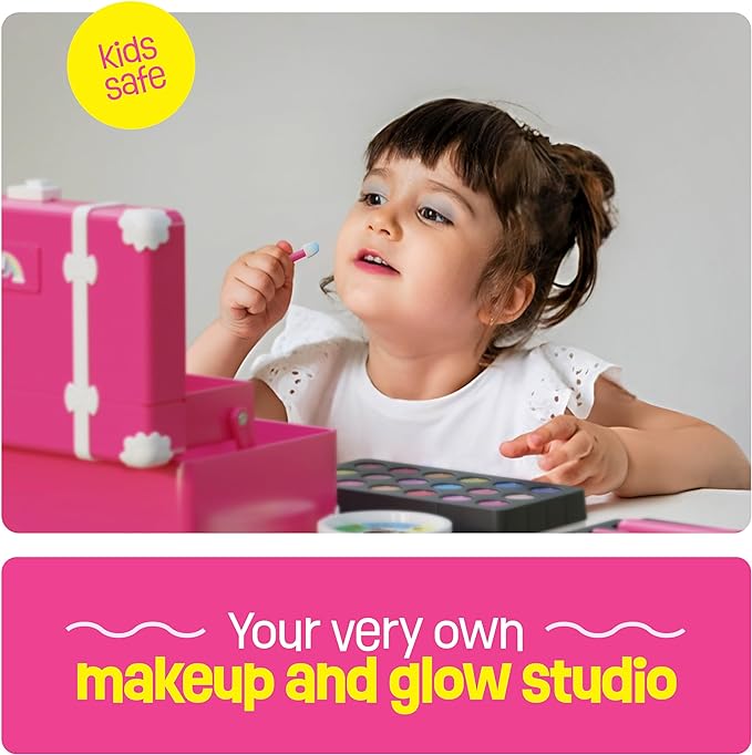 Unicorn Makeup Kit For Kids, Girls Make Up 14 Pcs Set Washable & Non Toxic For Girl, Pretend Play Toys, Gift Ideas, Christmas Stocking Stuffers Sets, Birthday Gifts For Kid Age 3 4 5 6 7 8 9+ Year Old