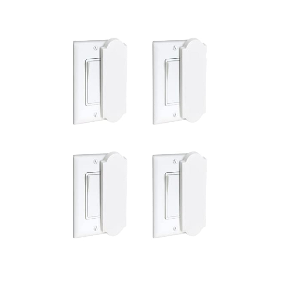 Magnetic Switch & Outlet Cover for Flat Modern Switches (4 pack)