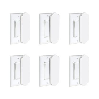 Magnetic Switch & Outlet Cover for Flat Modern Switches (6 Pack)